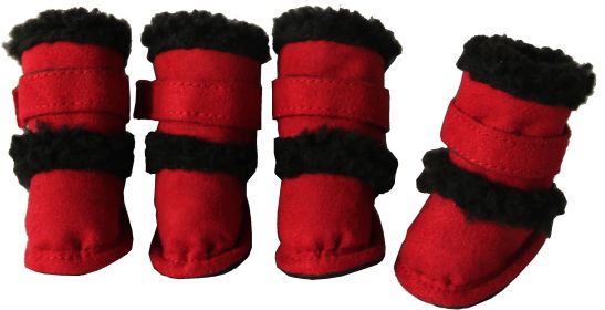 Shearling "Duggz" Pet Shoes (size: small)